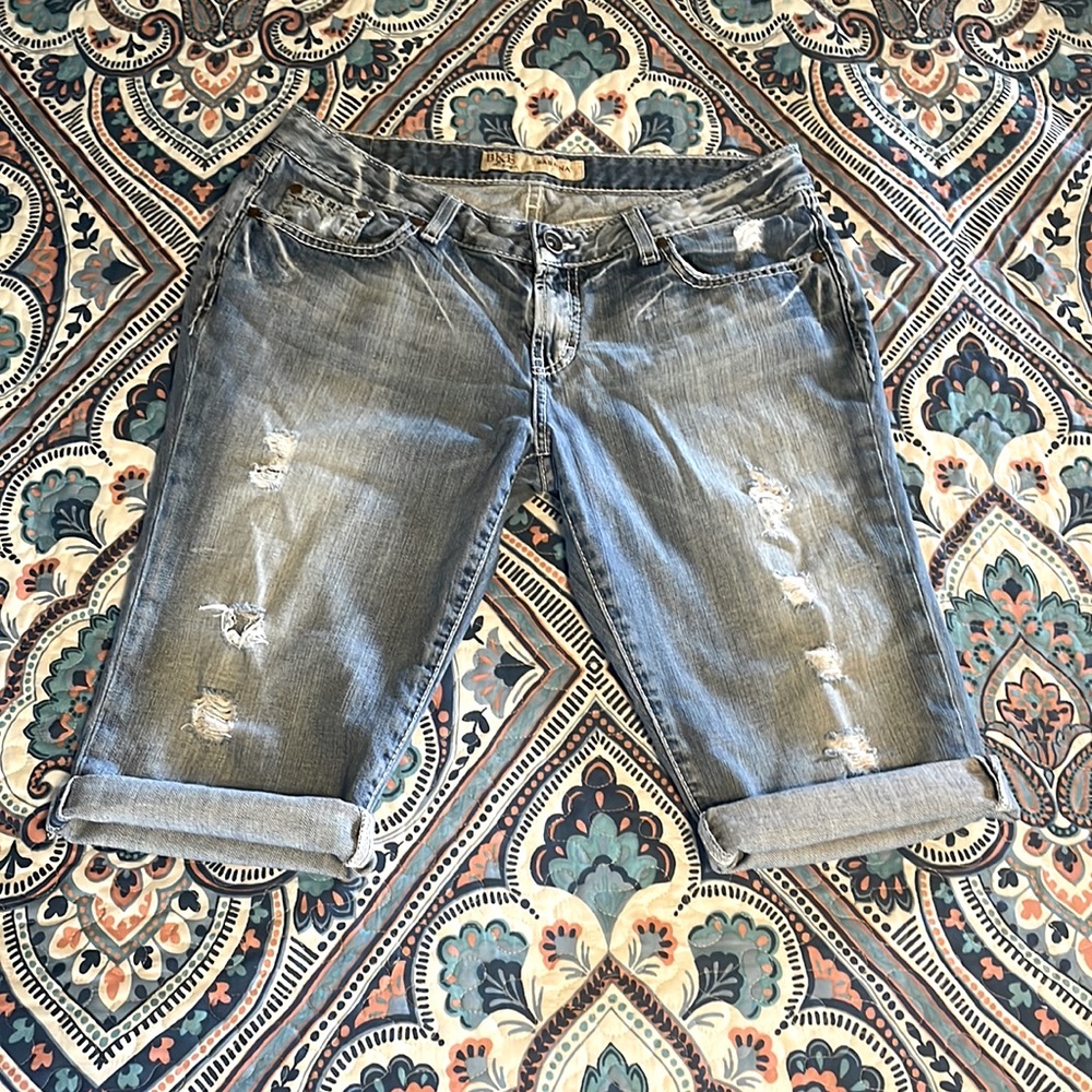 Buckle Sabrina Bermuda Jean Shorts - Size 31